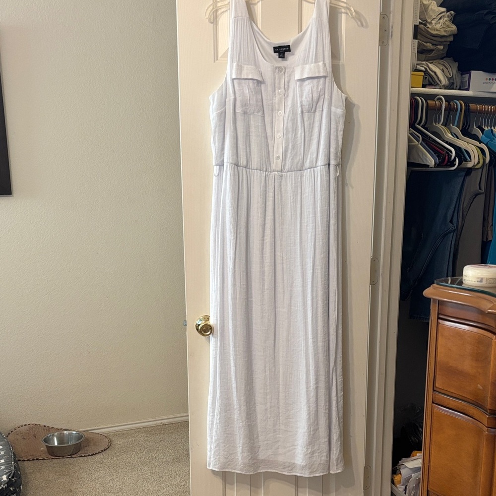 I.N. Studio White Maxi Dress